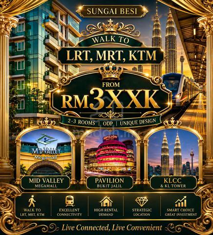 FULL LOAN【 Cover KL MRT/LRT Line 】Near Midvalley - 1st HOME Buyer !! 1