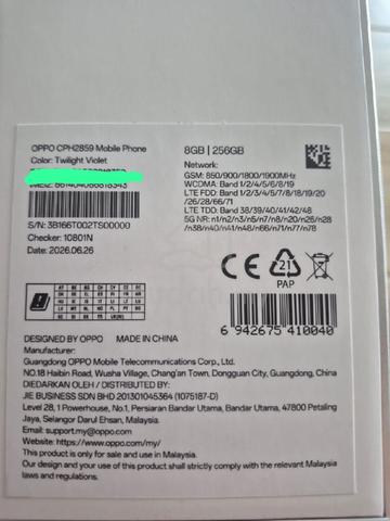 Oppo 16f 5g twilight violet - photo 2 of 2