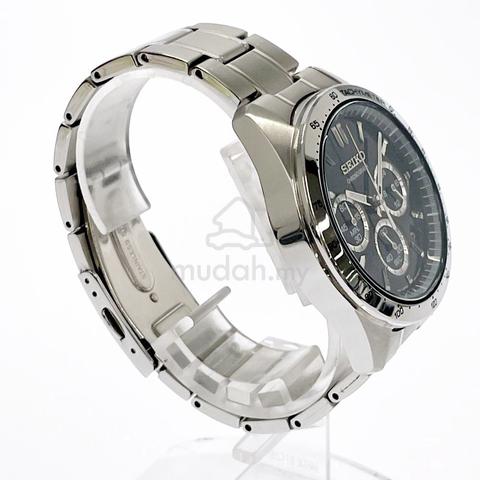 Seiko 8T63-00D0 Chronograph Quartz Watch Navy Dial - photo 2 of 6