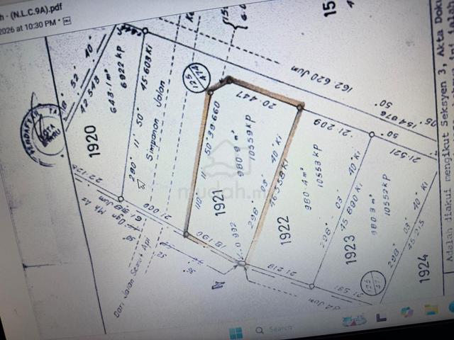 Tanah untuk dijual 1