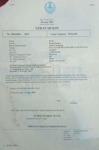 Tanah untuk dijual segera!!! 1