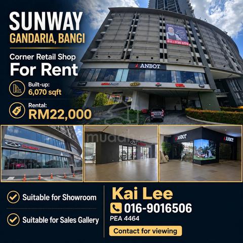 [Prime Location] Big 6070sf Retail Space Sunway Gandaria Bangi Kajang 1