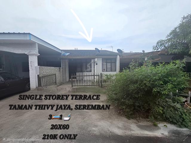 Single Storey Terrace, Tmn Thivy Jaya 1