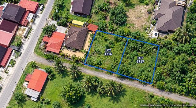 (Pcb,Kota Bharu) 2 Lot Tanah Berdekatan Jalan Utama,Tanah Luas 6856kps 1