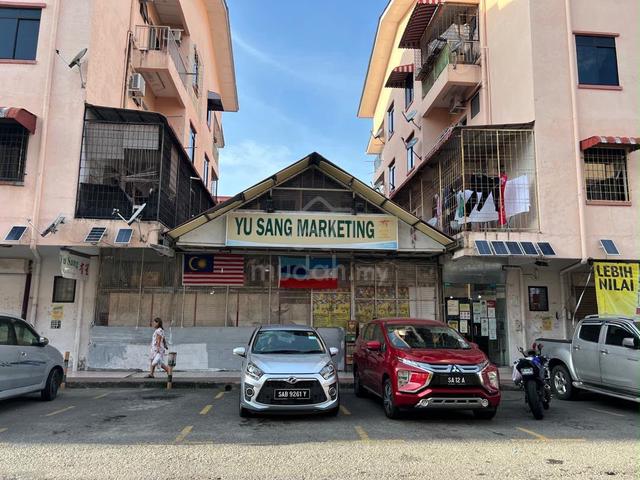 Taman suria shoplot Apartment penampang 1