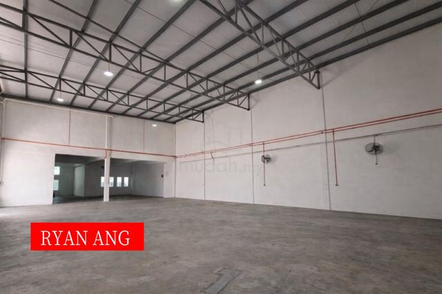 1.5 Storey Semi-Detached Factory For Sale At Taman IKS Bukit Minyak 1