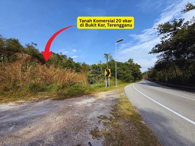 Tanah Komersial bersaiz 20 ekar di Bukit Kor, Terengganu 1