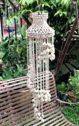 Hand Crafted Sea Shell Chandelier - 33 inches Long - photo 4 of 5
