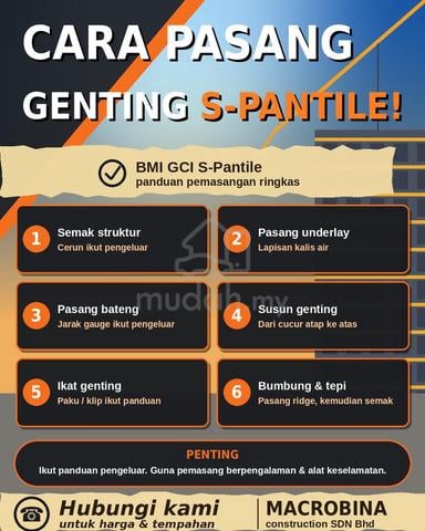genting tanah liat untuk dijual semabok bukit baru - photo 3 of 5