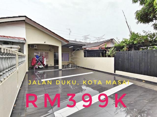Single Storey Terrace Taman Kota Masai Untuk Dijual  | Tanah Besar 1