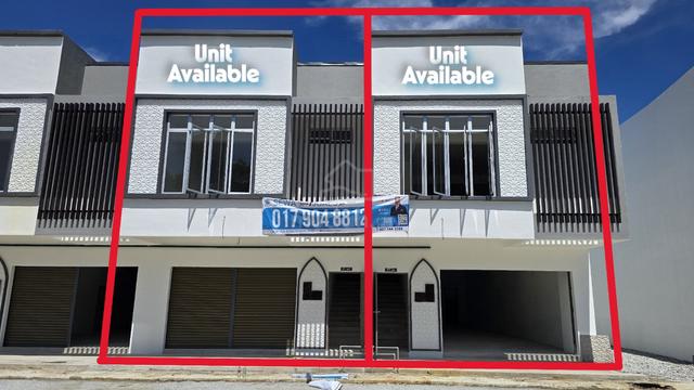 Shoplot 2 Tingkat di Golden Triangle KB 4 unit Available untuk Dijual 1