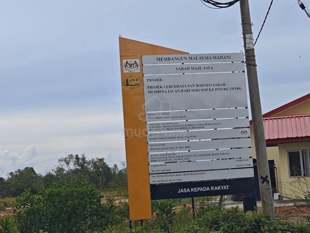 Tanah Cantik Tepi Jalan Mahu Dijual segera 1