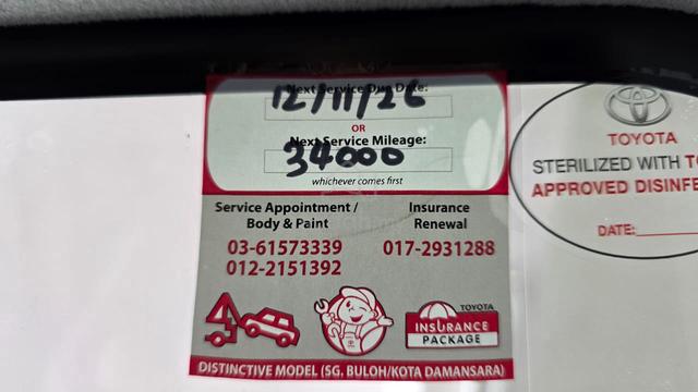 2023 Toyota VIOS 1.5 G (A) FULL SERVICE RECORD - 4