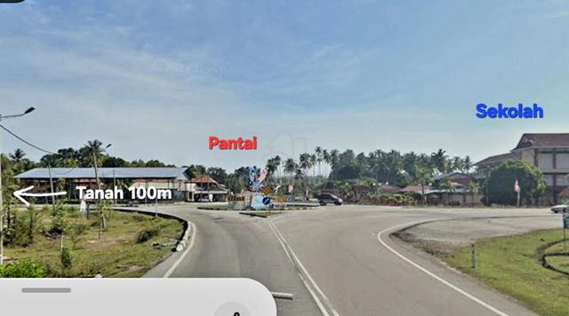 Tanah dekat pantai dan Sekolah Benting Lintang Besut Terengganu 1