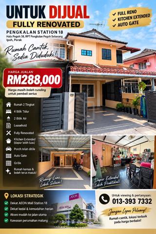Full Renovated & Extended with Auto Gate Hala Pegoh Pengkalan Ipoh 1