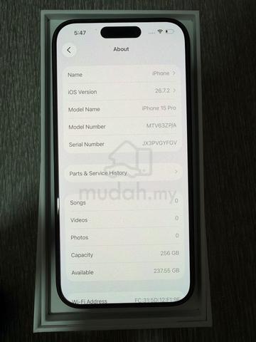 iPhone 15 Pro 256GB - photo 3 of 3