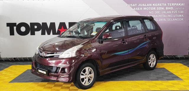 2013 Toyota AVANZA 1.5 G (A) F.SERVICE & WARRANTY - 2