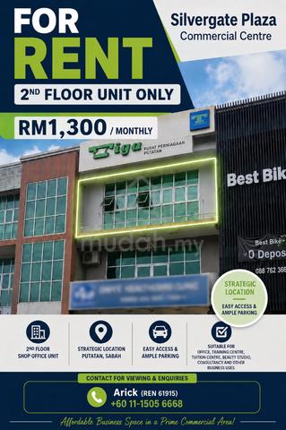 Silvergate Plaza Putatan Office Lot for Rent | Facing Main road 1