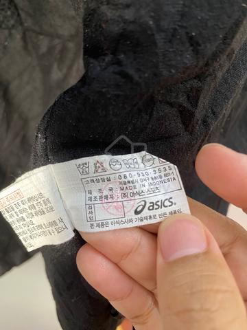 ASICS Y2K Black Blue Colorblock Hooded Jacket - photo 5 of 6