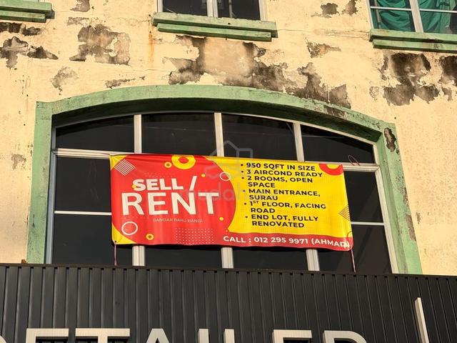 [CORNER LEVEL 1] FACING MAIN SHOPLOT SEKSYEN 9 FoR RENT 1