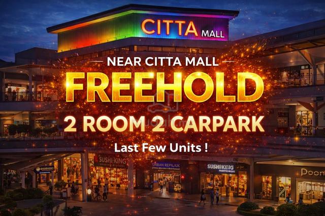 Direct link DASH Near Subang Airport | 2 ROOM 2 CARPARK | Full Loan !! 1