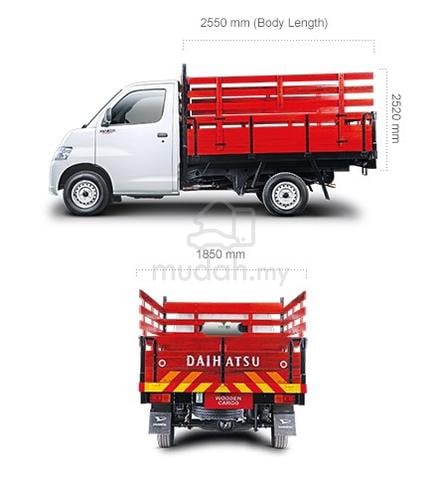 Daihatsu Gran Max Wooden Cargo Lorry low mileage - photo 6 of 6