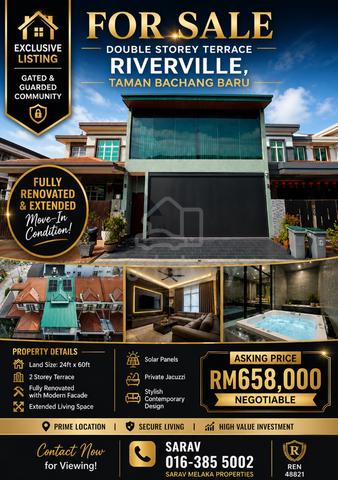 Bachang Ville Bachang Baru Fully Renovated house Gated & Guarded 1