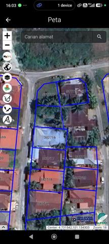 Tanah Corner Lot Untuk Dijual di Kg Che Zainal, Chemor, Ipoh, Perak 1