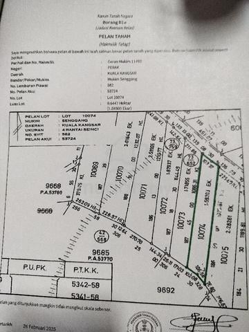 Tanah kebun getah 1
