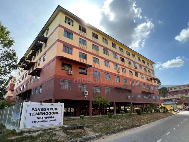 Kulai Flat Temenggung *Dekat indahpura,Pasar pagi, McDonald,Aeon 1