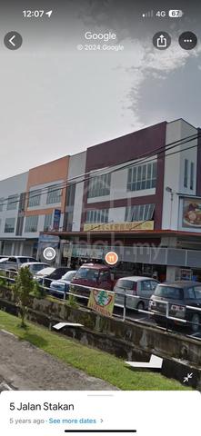 7th mile Facing Main Road Corner 3 storey shophouse for sale 1