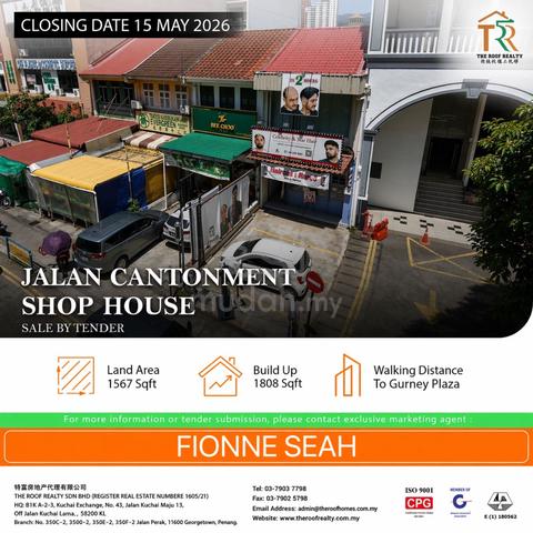 Tender Jalan Cantonment Shop House | Georgetown | Tender Sale 1
