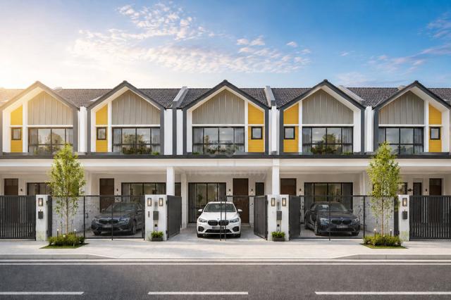 20x75 Double Storey terrace, gated guarded, Near Sri Andalas 1