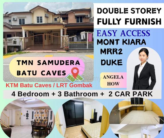 Fully Extended Double Storey @ Tmn Samudera, Batu Caves | 4+1R3B 🔥 1