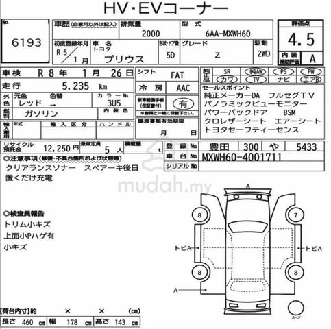 2023 Toyota Prius Z 2.0 HYBRID UNREG JAPAN IMPORT - 2