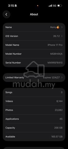 IPHONE 17pro 256gb to let go - photo 4 of 5