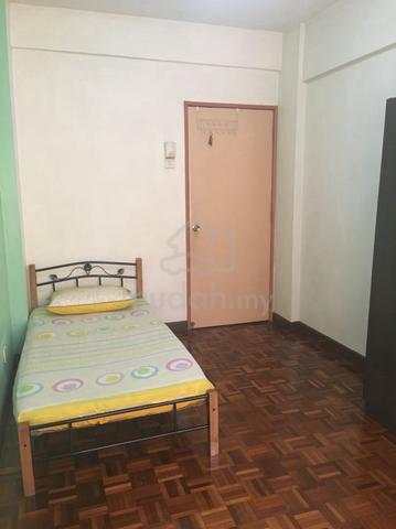 Fully Furnished Apartment Medium Room For Rent At Taman Abadi Indah 1