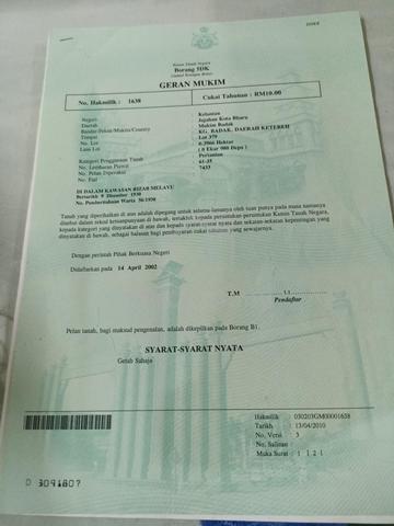 Tanah untuk dijual di Kampung Badak, Ketereh, Kelantan. 2