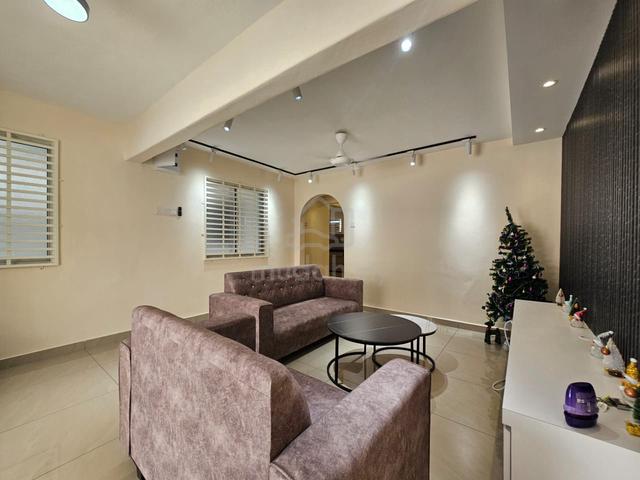 CORNER FURNISHED 4 ROOM Double Storey Malim Abadi Cheng Taman Merdeka 1