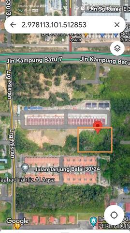 FREEHOLD Tanah Pertanian Jalan Kebun Shah Alam Dekat KESAS 1