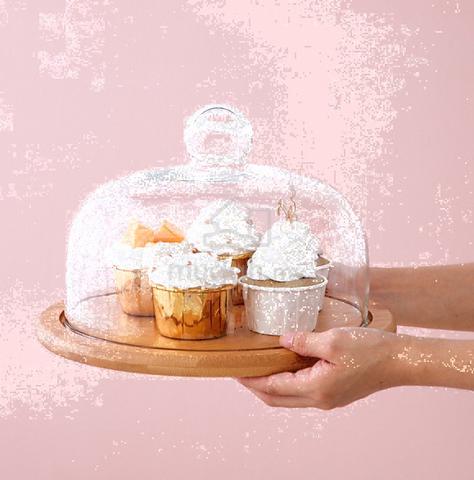 32cm Nordic Style Cake Display + 28cm Round Glass - photo 5 of 5