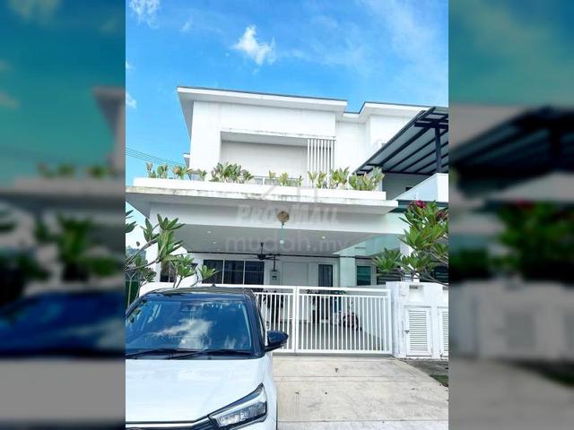 Corner Lot Double Storey House 1
