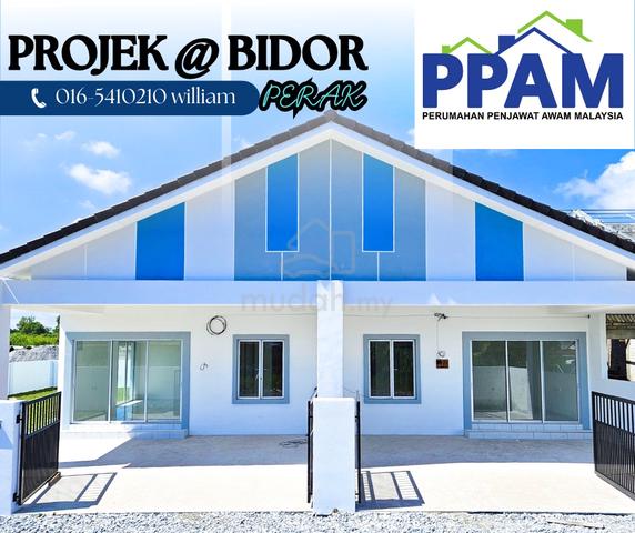 Bidor Rumah Baru 1 Tingkat/Depan bidor Sentral Sahaja/👍Harga👍Promosi 1