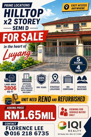 Hilltop 2 Storey Semi D | 999 Years | Lintas | KK | Sabah 1