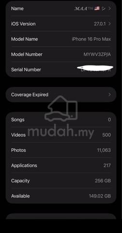 iphone 16 pro max 256gb - photo 3 of 4