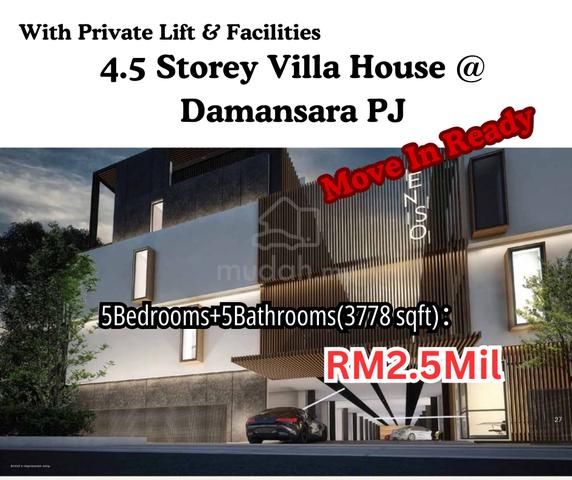4.5 Storey Villa House In Damansara Petaling Jaya 1