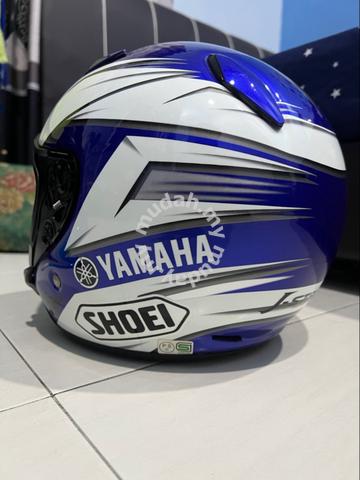 Shoei jstream yamaha biru - Motorcycle 