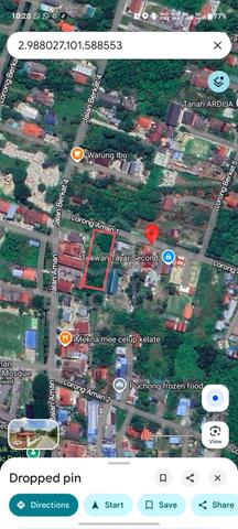 Residential land 1 acre Kg Sri Aman Puchong for rent 1