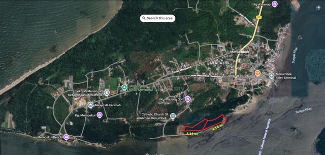 Kuala Penyu 2 adjoining Beach Land For Sale 1
