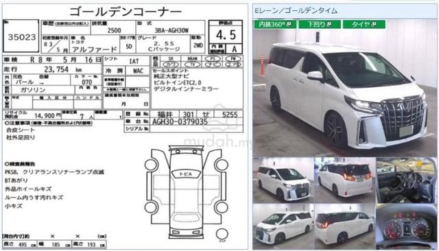 2021 Toyota ALPHARD 2.5 SC 4.5A GRADE 23k km - 5